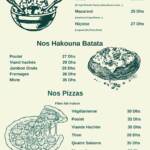 Menu Café Restaurant BROADWAY Meknes February 2024 495012-245000
